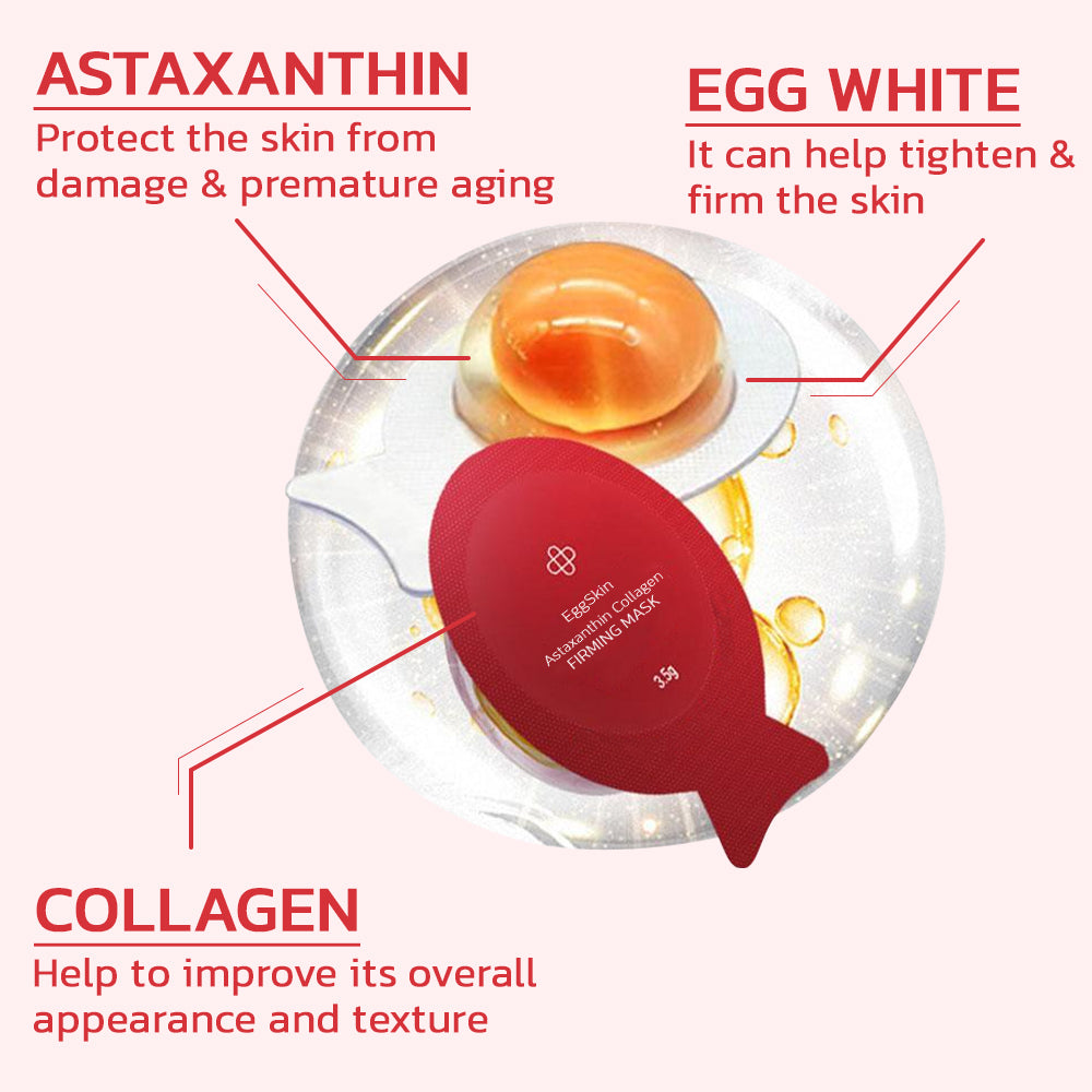 Flysmus™ EggSkin Astaxanthin Collagen Firming Mask