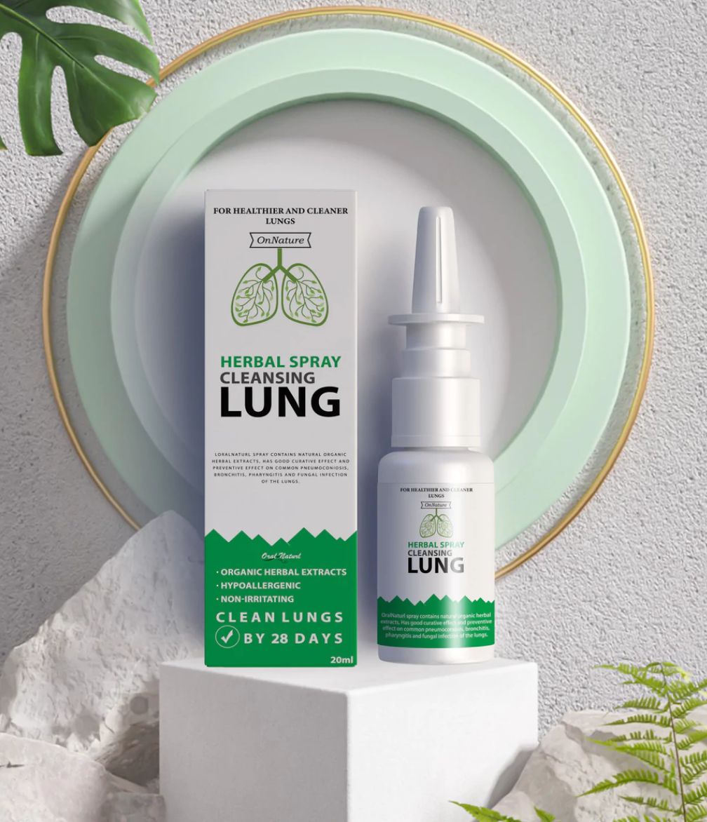 Organic Herbal Lung Cleanse Repair Nasal Spray